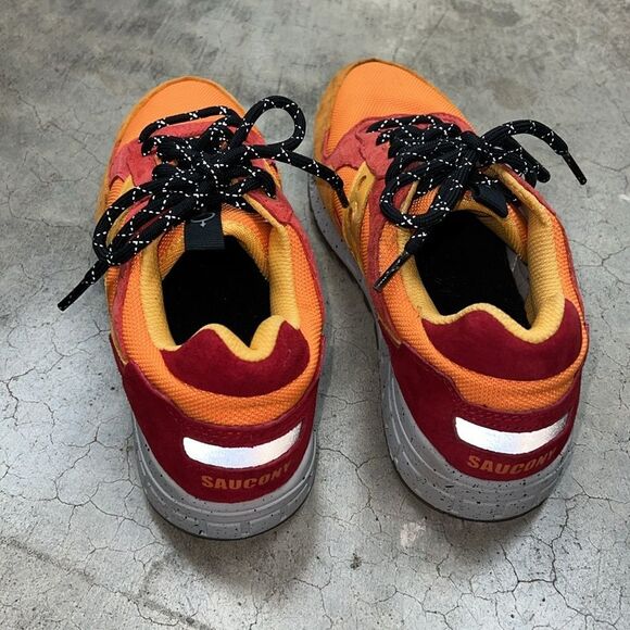 Saucony orange red sneaker - Picture 4 of 6